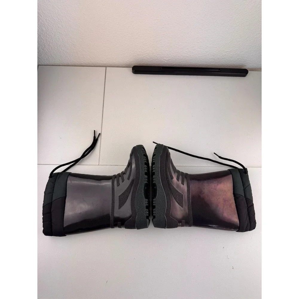 LaCross Kids Black Rubber‎ Insulated Winter Snow Rain Boots Size 8